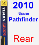 Rear Wiper Blade for 2010 Nissan Pathfinder - Rear