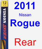 Rear Wiper Blade for 2011 Nissan Rogue - Rear