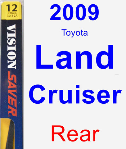 Rear Wiper Blade for 2009 Toyota Land Cruiser - Rear