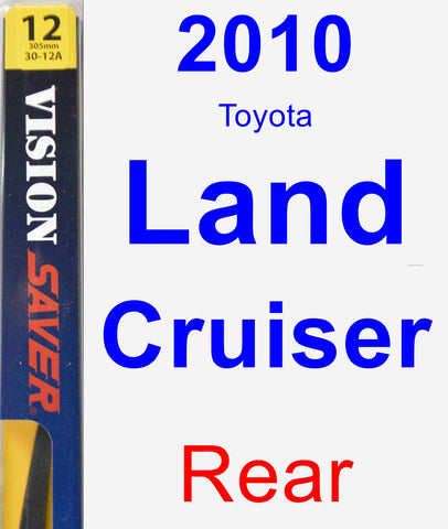 Rear Wiper Blade for 2010 Toyota Land Cruiser - Rear