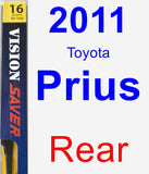 Rear Wiper Blade for 2011 Toyota Prius - Rear