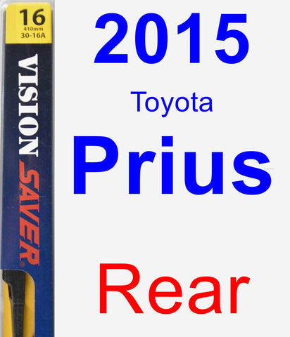 Rear Wiper Blade for 2015 Toyota Prius - Rear