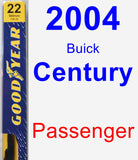 Passenger Wiper Blade for 2004 Buick Century - Premium