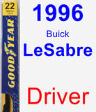 Driver Wiper Blade for 1996 Buick LeSabre - Premium