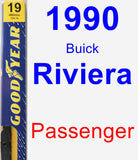 Passenger Wiper Blade for 1990 Buick Riviera - Premium