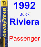 Passenger Wiper Blade for 1992 Buick Riviera - Premium