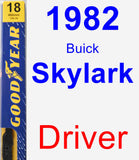 Driver Wiper Blade for 1982 Buick Skylark - Premium