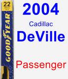 Passenger Wiper Blade for 2004 Cadillac DeVille - Premium