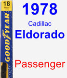 Passenger Wiper Blade for 1978 Cadillac Eldorado - Premium