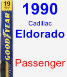 Passenger Wiper Blade for 1990 Cadillac Eldorado - Premium