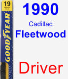 Driver Wiper Blade for 1990 Cadillac Fleetwood - Premium