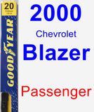 Passenger Wiper Blade for 2000 Chevrolet Blazer - Premium