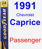 Passenger Wiper Blade for 1991 Chevrolet Caprice - Premium