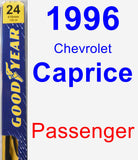 Passenger Wiper Blade for 1996 Chevrolet Caprice - Premium