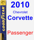 Passenger Wiper Blade for 2010 Chevrolet Corvette - Premium