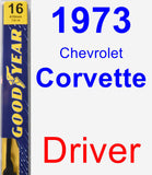 Driver Wiper Blade for 1973 Chevrolet Corvette - Premium