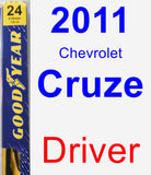 Driver Wiper Blade for 2011 Chevrolet Cruze - Premium