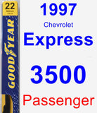 Passenger Wiper Blade for 1997 Chevrolet Express 3500 - Premium