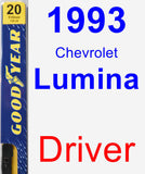 Driver Wiper Blade for 1993 Chevrolet Lumina - Premium