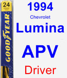 Driver Wiper Blade for 1994 Chevrolet Lumina APV - Premium