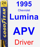 Driver Wiper Blade for 1995 Chevrolet Lumina APV - Premium