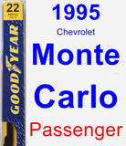 Passenger Wiper Blade for 1995 Chevrolet Monte Carlo - Premium