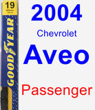 Passenger Wiper Blade for 2004 Chevrolet Aveo - Premium