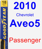 Passenger Wiper Blade for 2010 Chevrolet Aveo5 - Premium