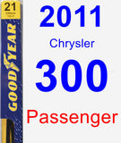 Passenger Wiper Blade for 2011 Chrysler 300 - Premium