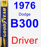 Driver Wiper Blade for 1976 Dodge B300 - Premium