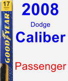 Passenger Wiper Blade for 2008 Dodge Caliber - Premium