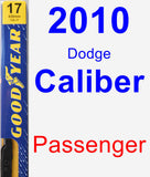 Passenger Wiper Blade for 2010 Dodge Caliber - Premium