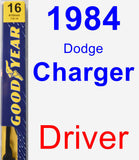 Driver Wiper Blade for 1984 Dodge Charger - Premium