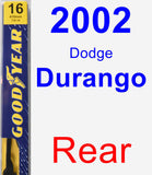 Rear Wiper Blade for 2002 Dodge Durango - Premium