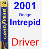 Driver Wiper Blade for 2001 Dodge Intrepid - Premium