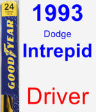 Driver Wiper Blade for 1993 Dodge Intrepid - Premium