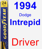 Driver Wiper Blade for 1994 Dodge Intrepid - Premium