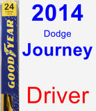 Driver Wiper Blade for 2014 Dodge Journey - Premium