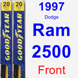 Front Wiper Blade Pack for 1997 Dodge Ram 2500 - Premium