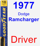 Driver Wiper Blade for 1977 Dodge Ramcharger - Premium