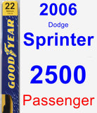 Passenger Wiper Blade for 2006 Dodge Sprinter 2500 - Premium