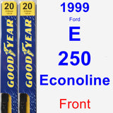 Front Wiper Blade Pack for 1999 Ford E-250 Econoline - Premium