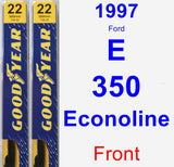 Front Wiper Blade Pack for 1997 Ford E-350 Econoline - Premium