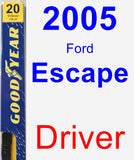 Driver Wiper Blade for 2005 Ford Escape - Premium