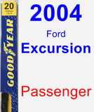 Passenger Wiper Blade for 2004 Ford Excursion - Premium