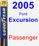 Passenger Wiper Blade for 2005 Ford Excursion - Premium