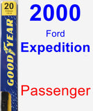 Passenger Wiper Blade for 2000 Ford Expedition - Premium