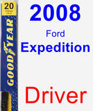 Driver Wiper Blade for 2008 Ford Expedition - Premium