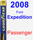 Passenger Wiper Blade for 2008 Ford Expedition - Premium