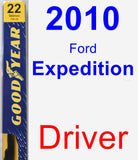 Driver Wiper Blade for 2010 Ford Expedition - Premium